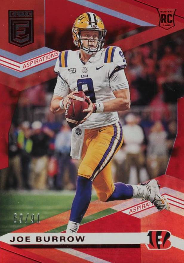 2020 Panini Donruss Elite Joe Burrow #102 Football Card