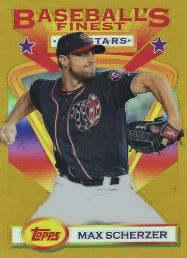 2020 Finest Flashbacks Max Scherzer #95 Baseball Card