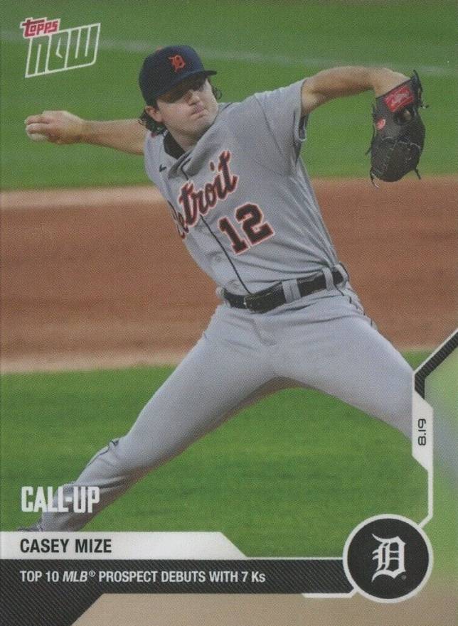 2020 Topps Now Casey Mize #127 Baseball Card