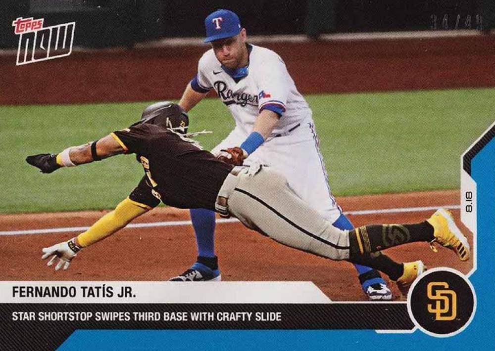 2020 Topps Now Fernando Tatis Jr. #125 Baseball Card