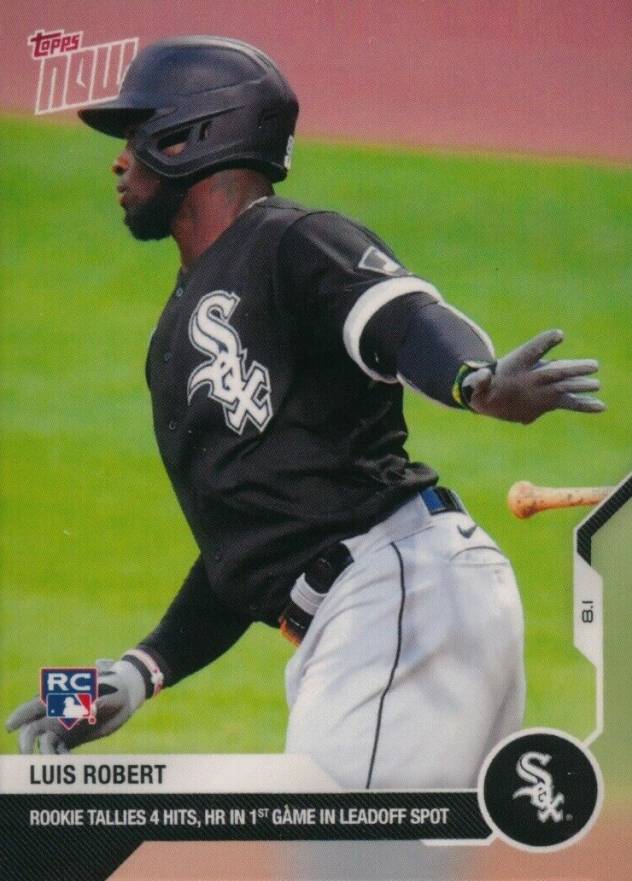 2020 Topps Now Luis Robert #43 Baseball Card