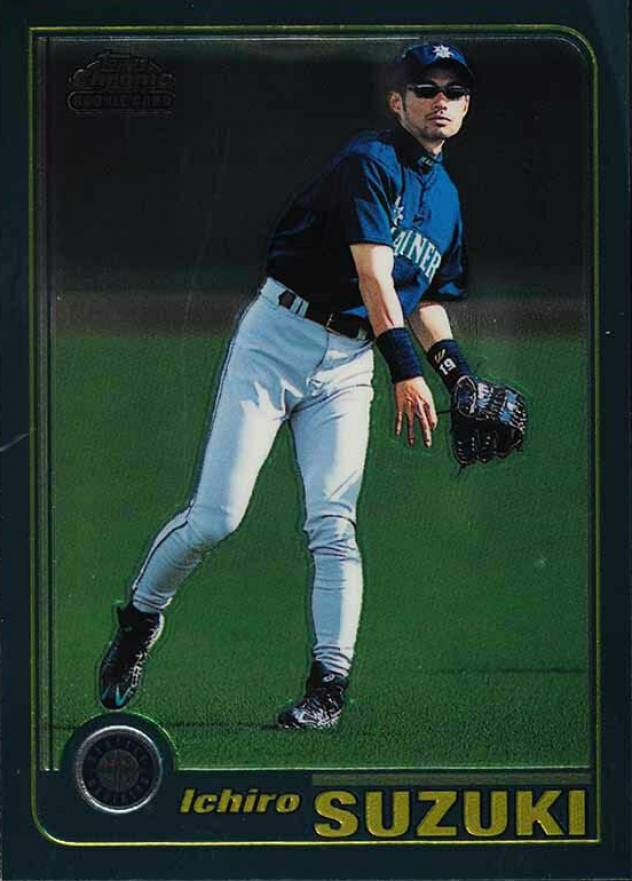 2001 Topps Chrome Traded Ichiro Suzuki #T266 Baseball Card