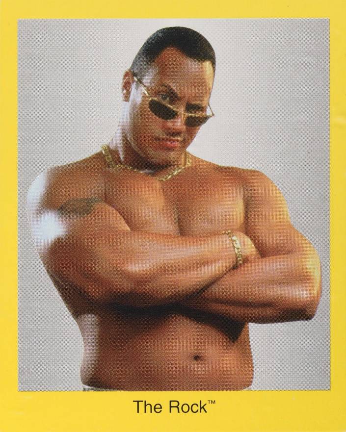 1998 Cardinal WWF Trivia Series The Rock # Other Sports Card