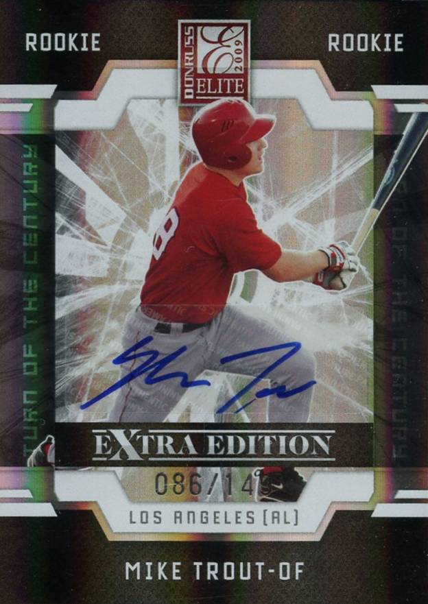 2009 Donruss Elite Extra Edition Mike Trout #57 Baseball Card