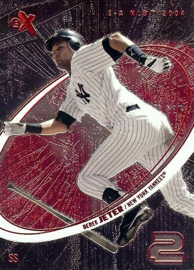 2004 Fleer E-X Derek Jeter #26 Baseball Card