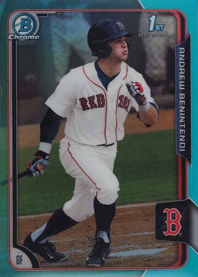 2015 Bowman Draft Andrew Benintendi #182 Baseball Card