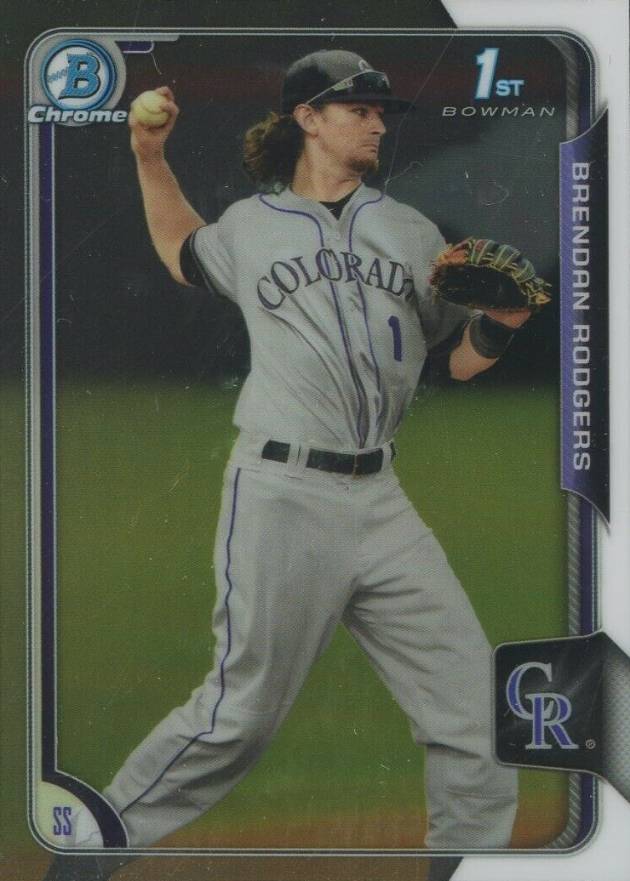 2015 Bowman Draft Brendan Rodgers #200 Baseball Card