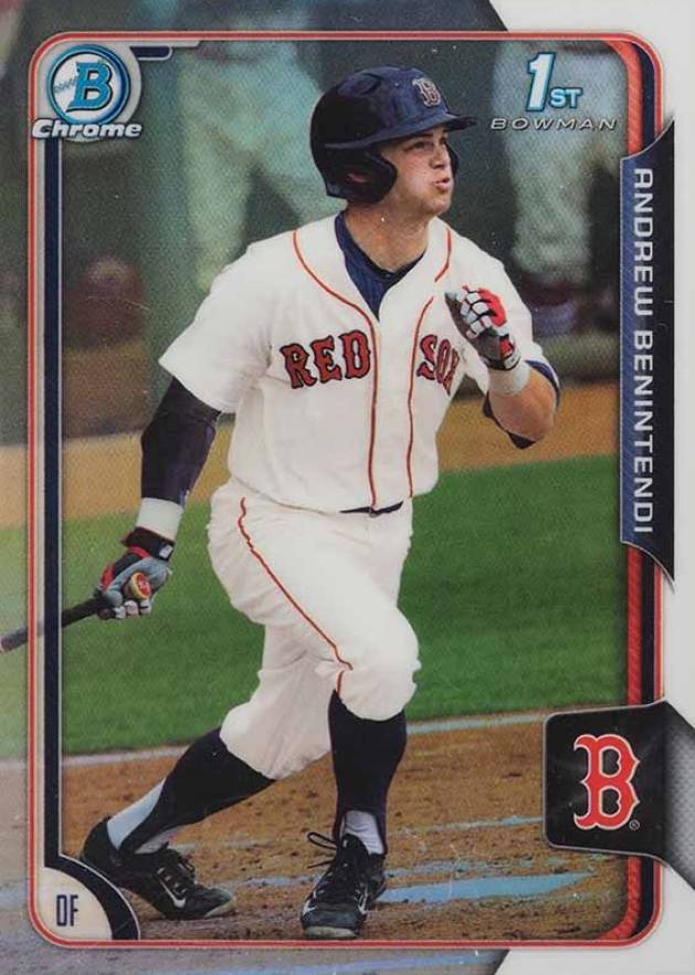 2015 Bowman Draft Andrew Benintendi #182 Baseball Card