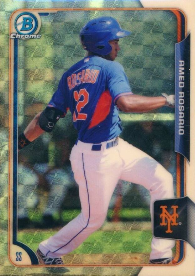 2015 Bowman Draft Amed Rosario #163 Baseball Card