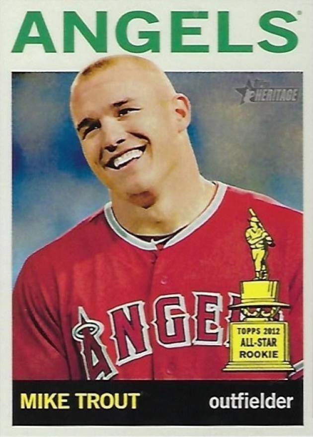 2013 Topps Heritage  Mike Trout #430 Baseball Card