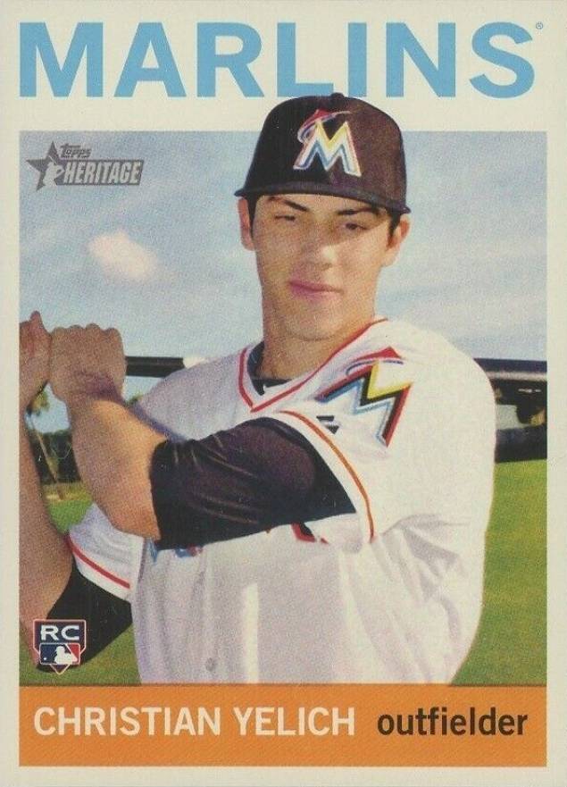 2013 Topps Heritage  Christian Yelich #H536 Baseball Card