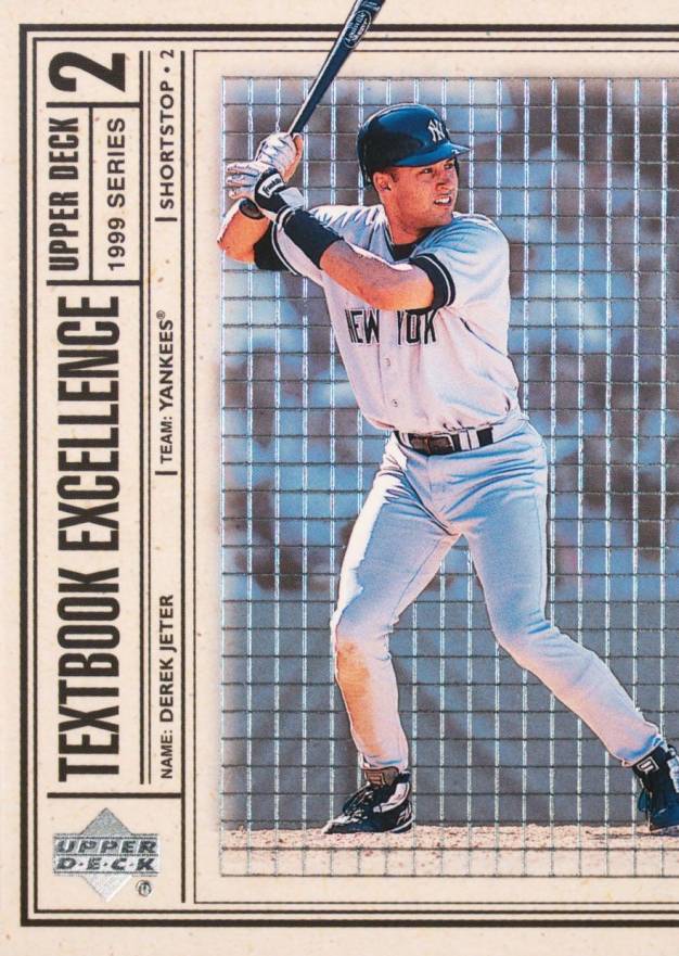 1999 Upper Deck Textbook Excellence Derek Jeter #T17 Baseball Card