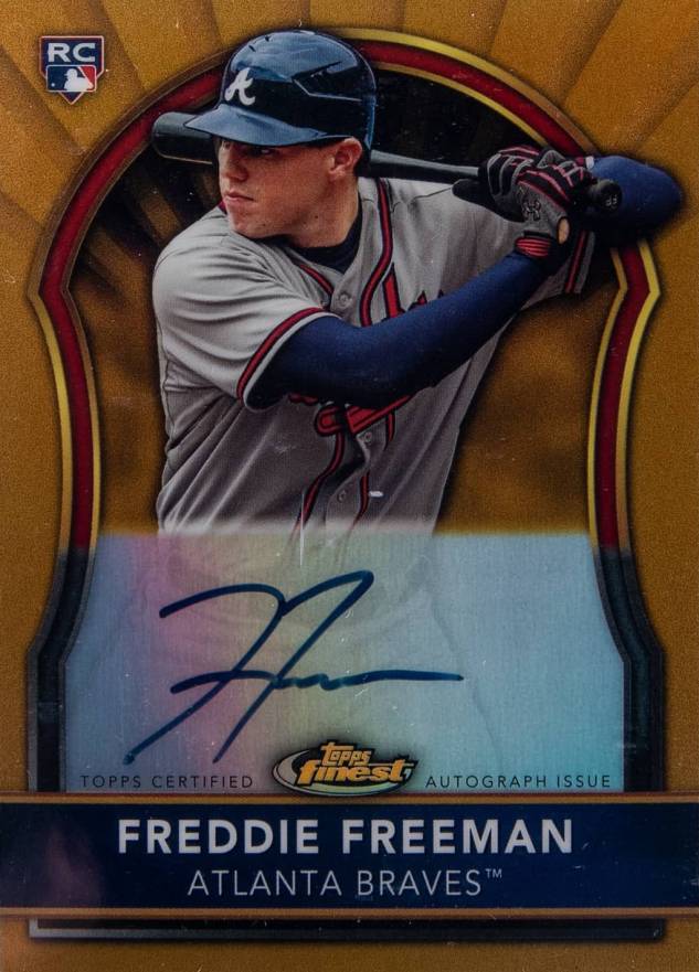 2011 Finest Freddie Freeman #72 Baseball Card