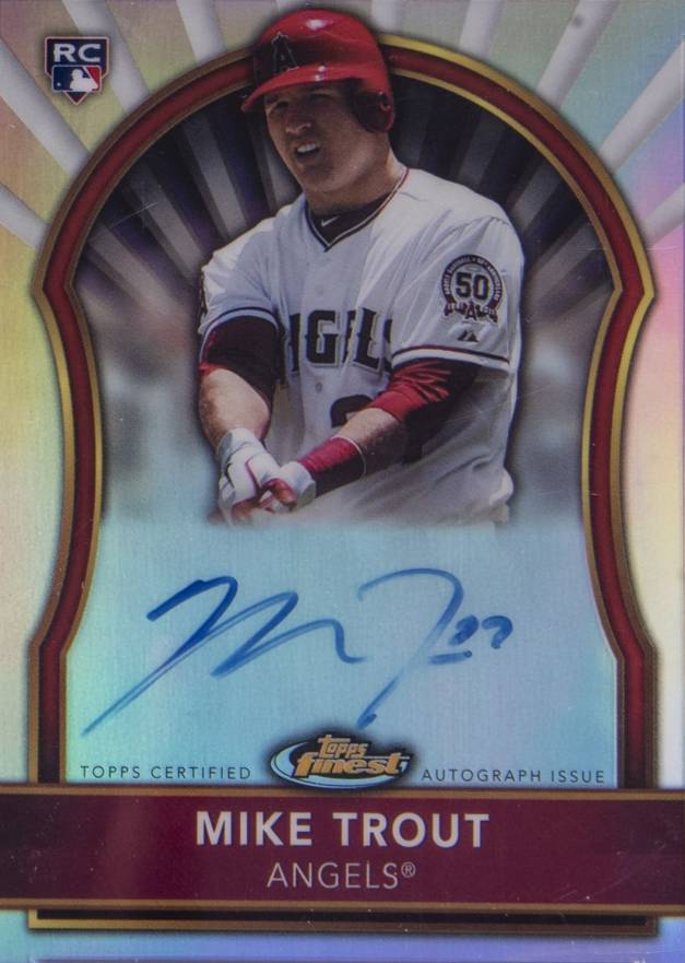 2011 Finest Mike Trout #84 Baseball Card