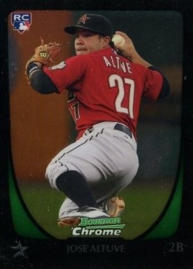 2011 Bowman Chrome Draft Jose Altuve #11 Baseball Card