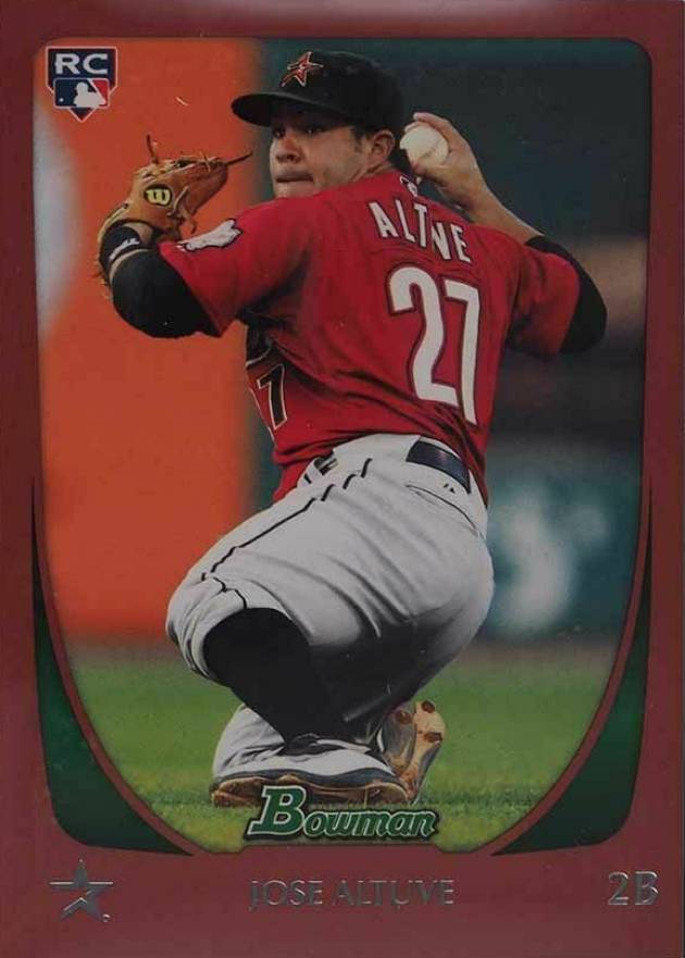 2011 Bowman Draft Jose Altuve #11 Baseball Card