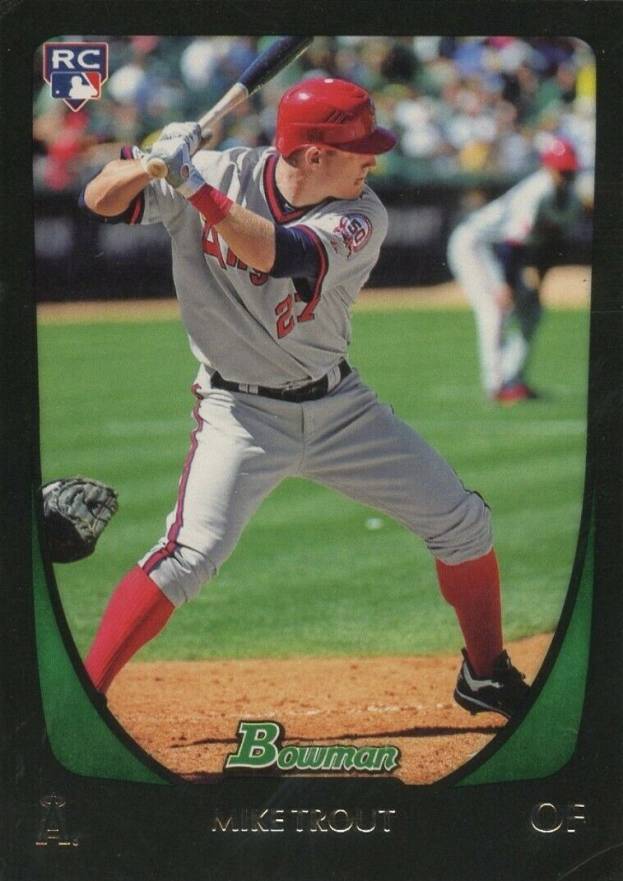 2011 Bowman Draft Mike Trout #101 Baseball Card