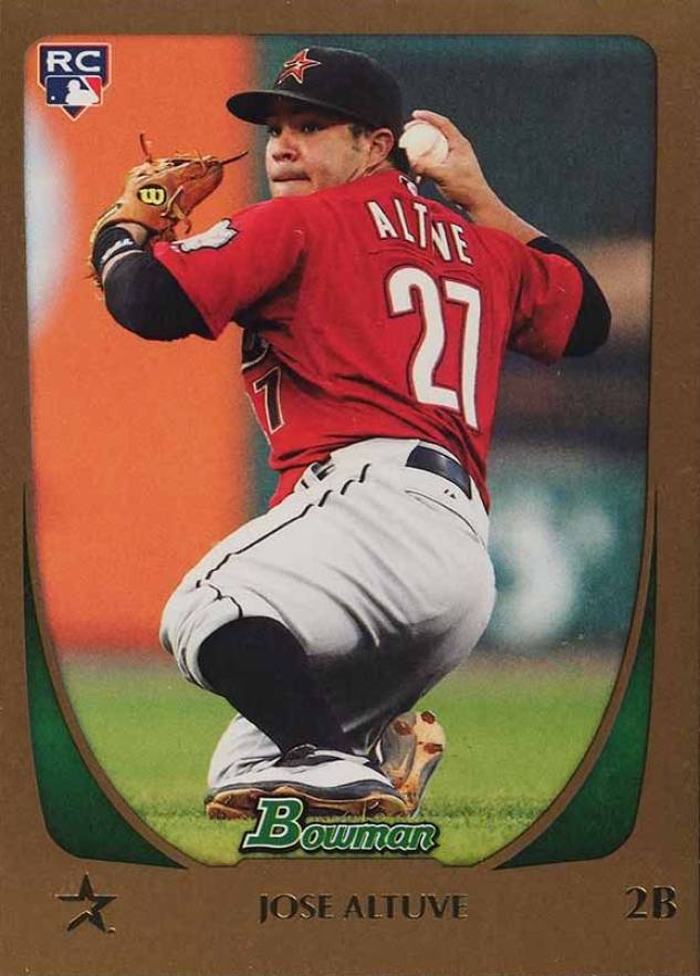 2011 Bowman Draft Jose Altuve #11 Baseball Card