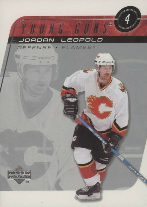 2002 Upper Deck Jordan Leopold #430 Hockey Card