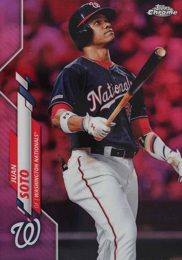 2020 Topps Chrome Juan Soto #12 Baseball Card