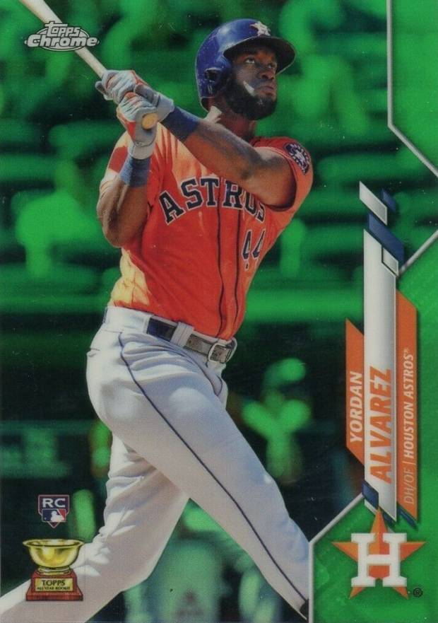 2020 Topps Chrome Yordan Alvarez #200 Baseball Card