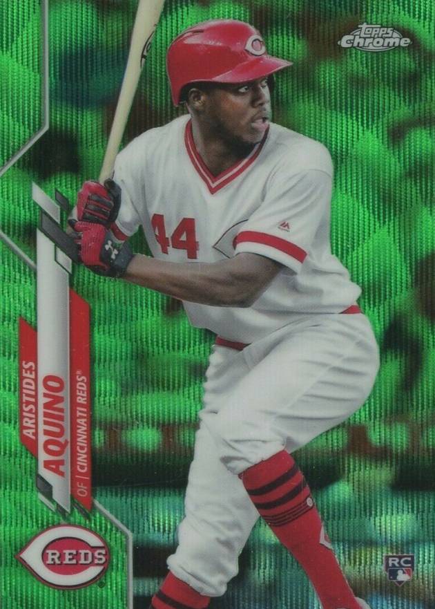 2020 Topps Chrome Aristides Aquino #111 Baseball Card