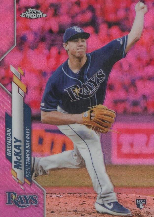 2020 Topps Chrome Brendan McKay #8 Baseball Card