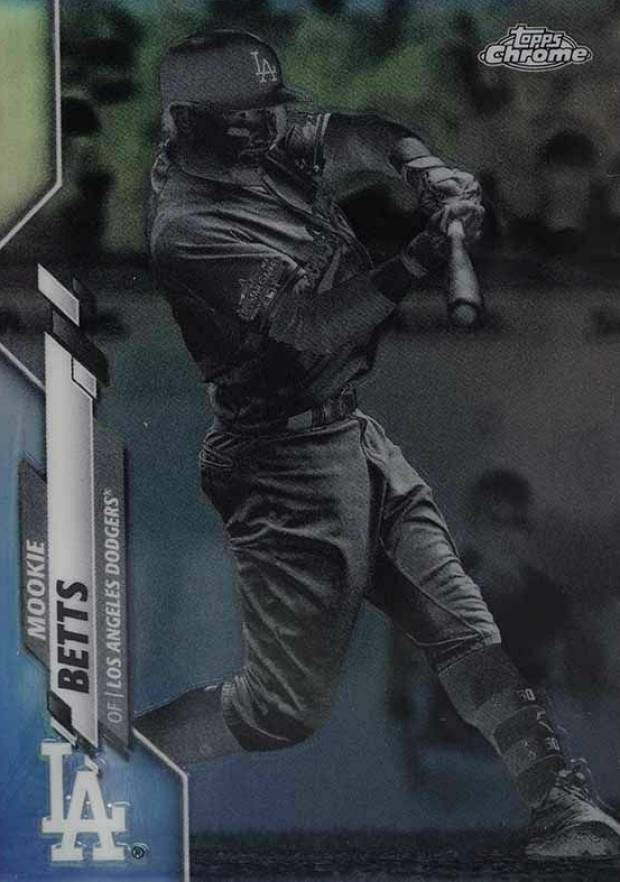 2020 Topps Chrome Mookie Betts #100 Baseball Card