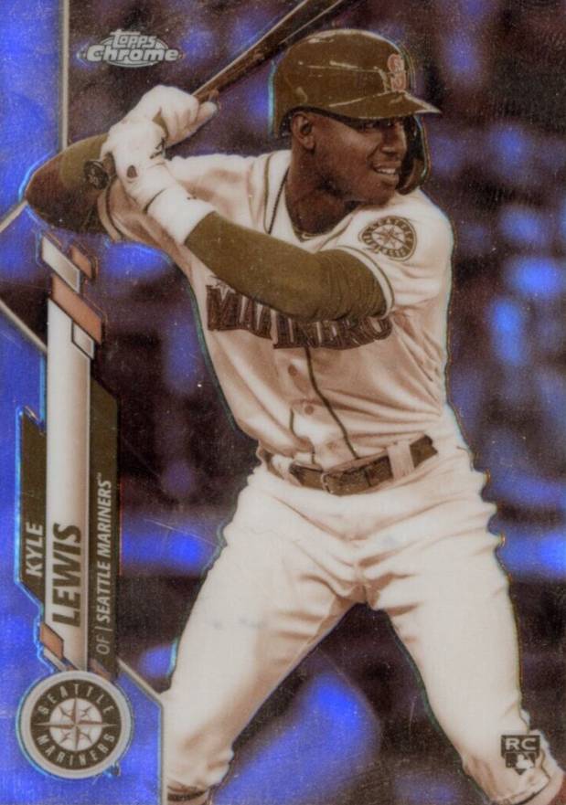 2020 Topps Chrome Kyle Lewis #186 Baseball Card