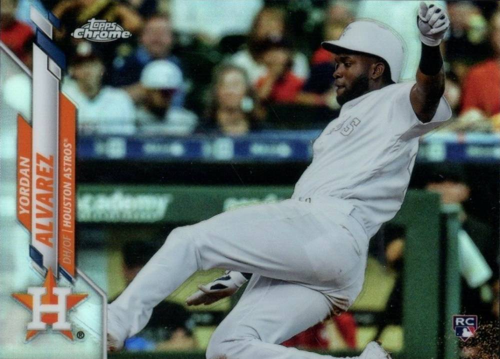 2020 Topps Chrome Yordan Alvarez #200 Baseball Card