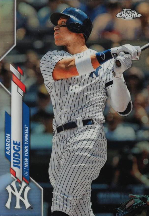 2020 Topps Chrome Aaron Judge #50 Baseball Card