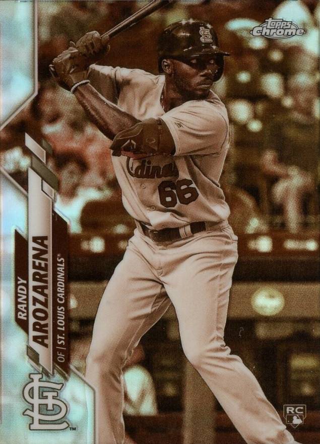 2020 Topps Chrome Randy Arozarena #49 Baseball Card