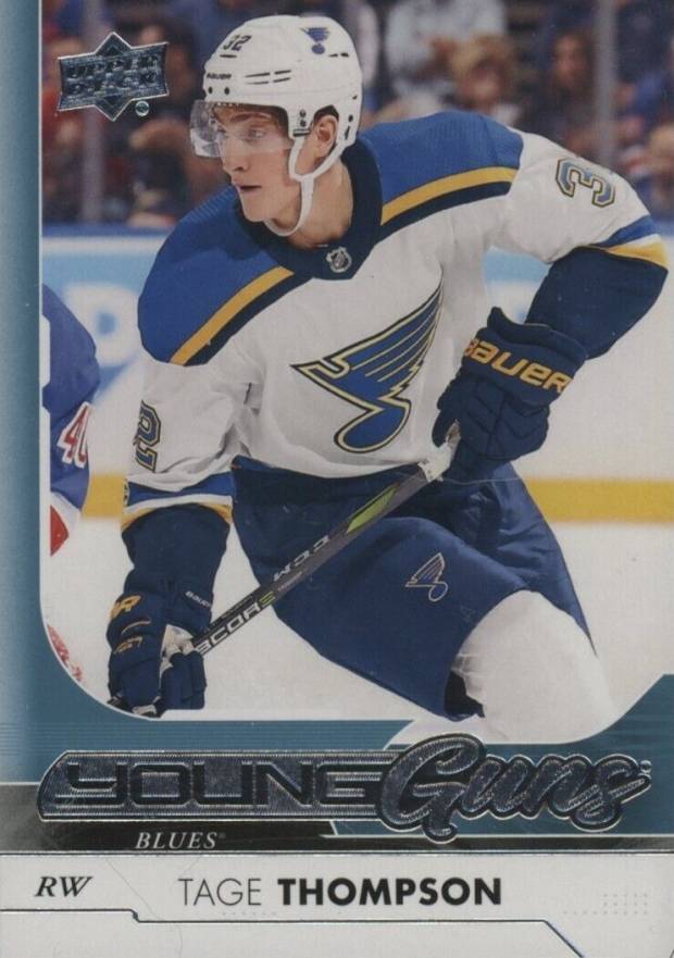 2017 Upper Deck Tage Thompson #228 Hockey Card