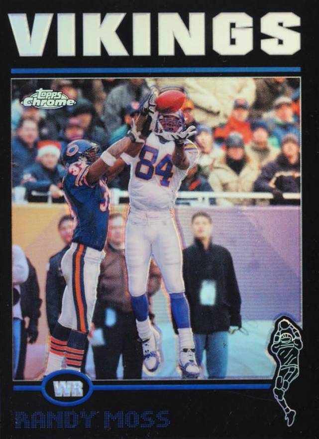 2004 Topps Chrome Randy Moss #65 Football Card