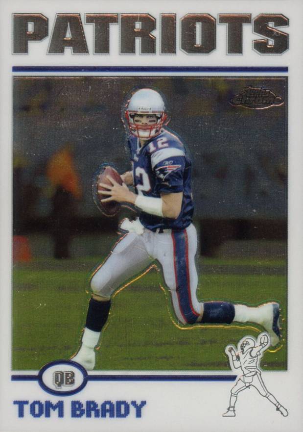 2004 Topps Chrome Tom Brady #125 Football Card