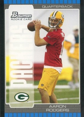 2005 Bowman Aaron Rodgers #112 Football Card