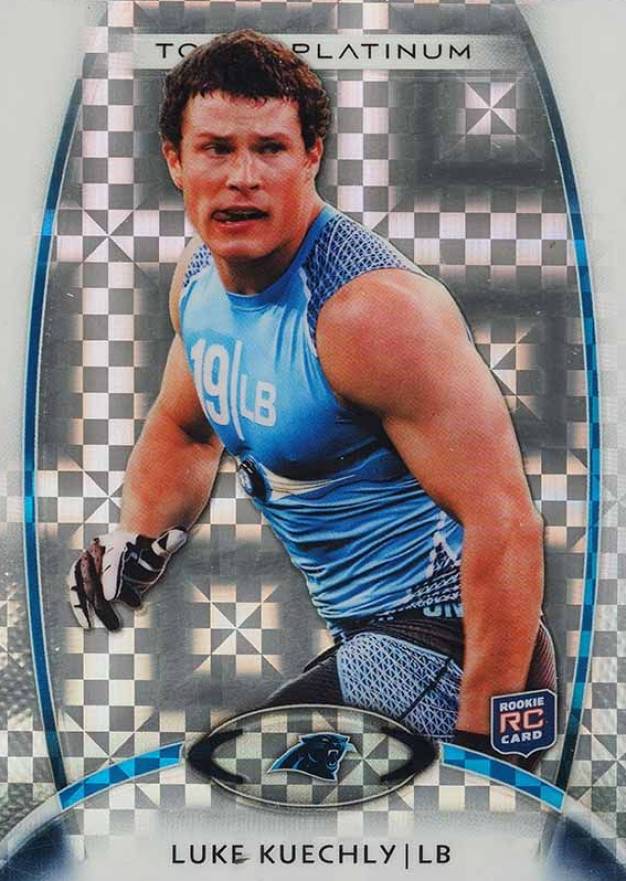 2012 Topps Platinum Luke Kuechly #137 Football Card