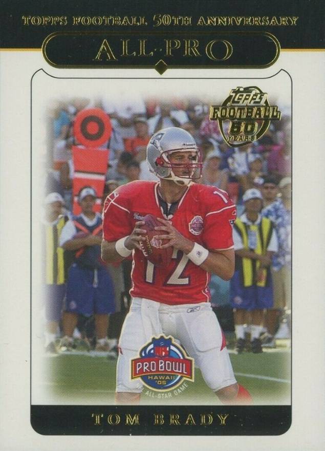 2005 Topps Tom Brady #352 Football Card