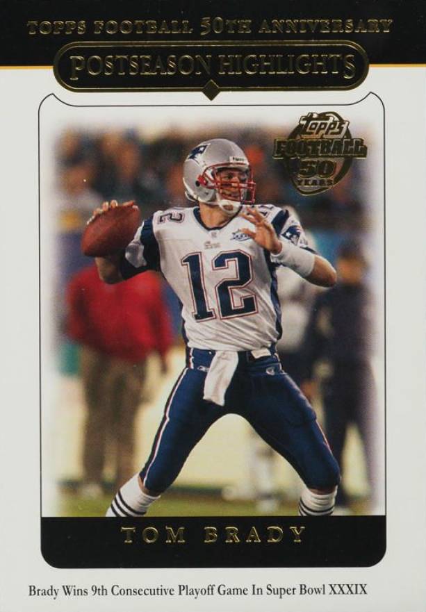 2005 Topps Tom Brady #360 Football Card