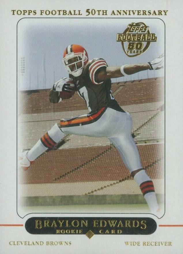 2005 Topps Braylon Edwards #415 Football Card