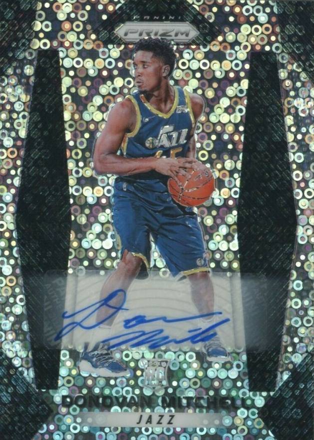 2017 Panini Prizm Donovan Mitchell #117 Basketball Card