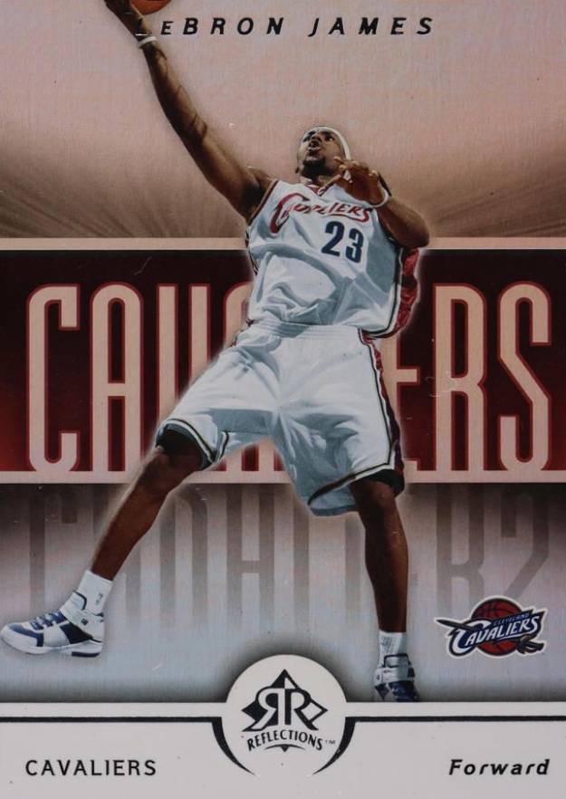 2005 Upper Deck Reflections LeBron James #16 Basketball Card