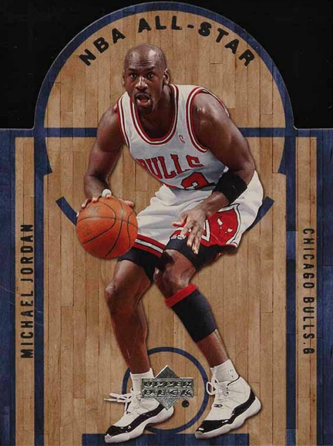 2007 Upper Deck All-Star Die-Cuts Michael Jordan #AS-10 Basketball Card