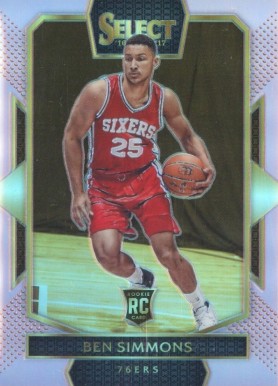 2018 Panini National Convention 2016 Select Basketball Pink Prizm Ben Simmons #251 Basketball Card