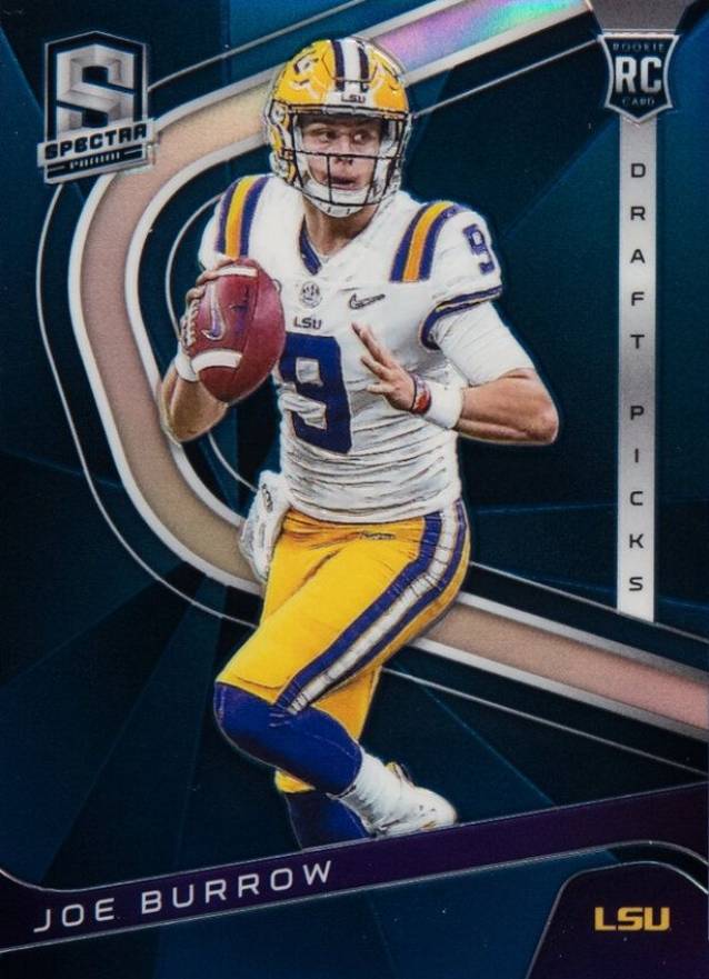 2020 Panini Chronicles Draft Picks Spectra Joe Burrow #1 Football Card