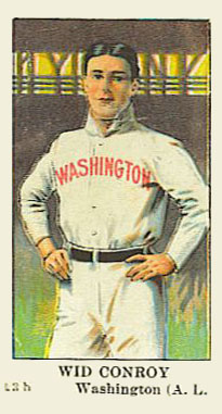 1910 American Caramel Wid Conroy 3.b. # Baseball Card