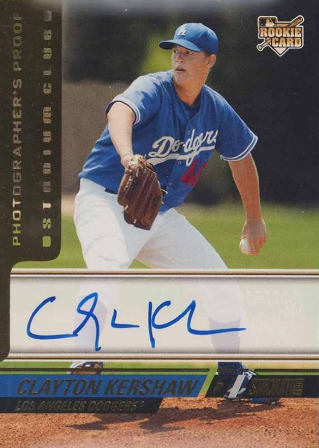 2008 Stadium Club Clayton Kershaw #176 Baseball Card