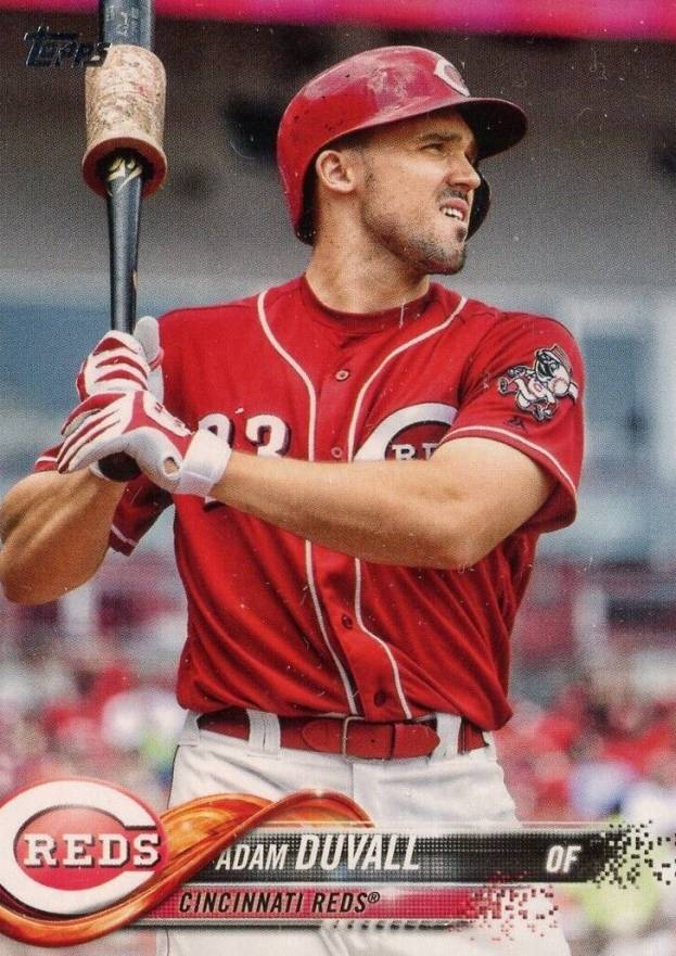 2018 Topps Adam Duvall #589 Baseball Card