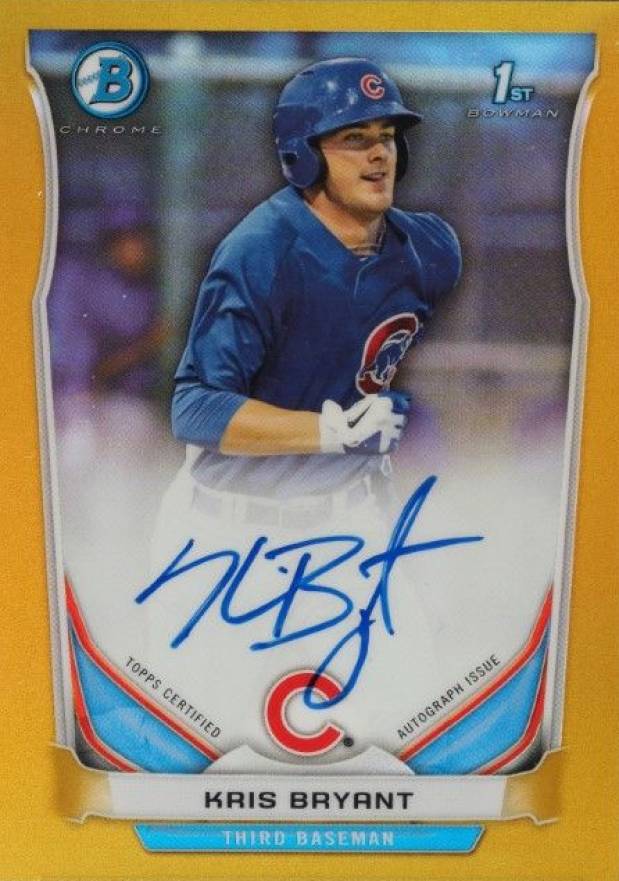 2014 Bowman Prospect Autograph Kris Bryant #KB Baseball Card