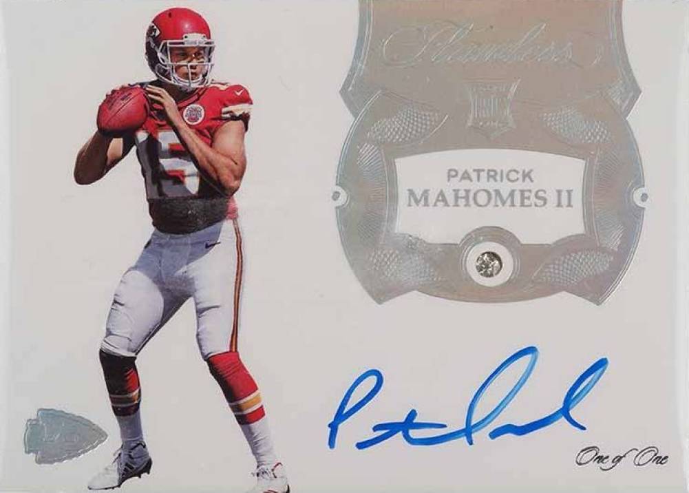 2017 Panini Flawless Patrick Mahomes II #132 Football Card